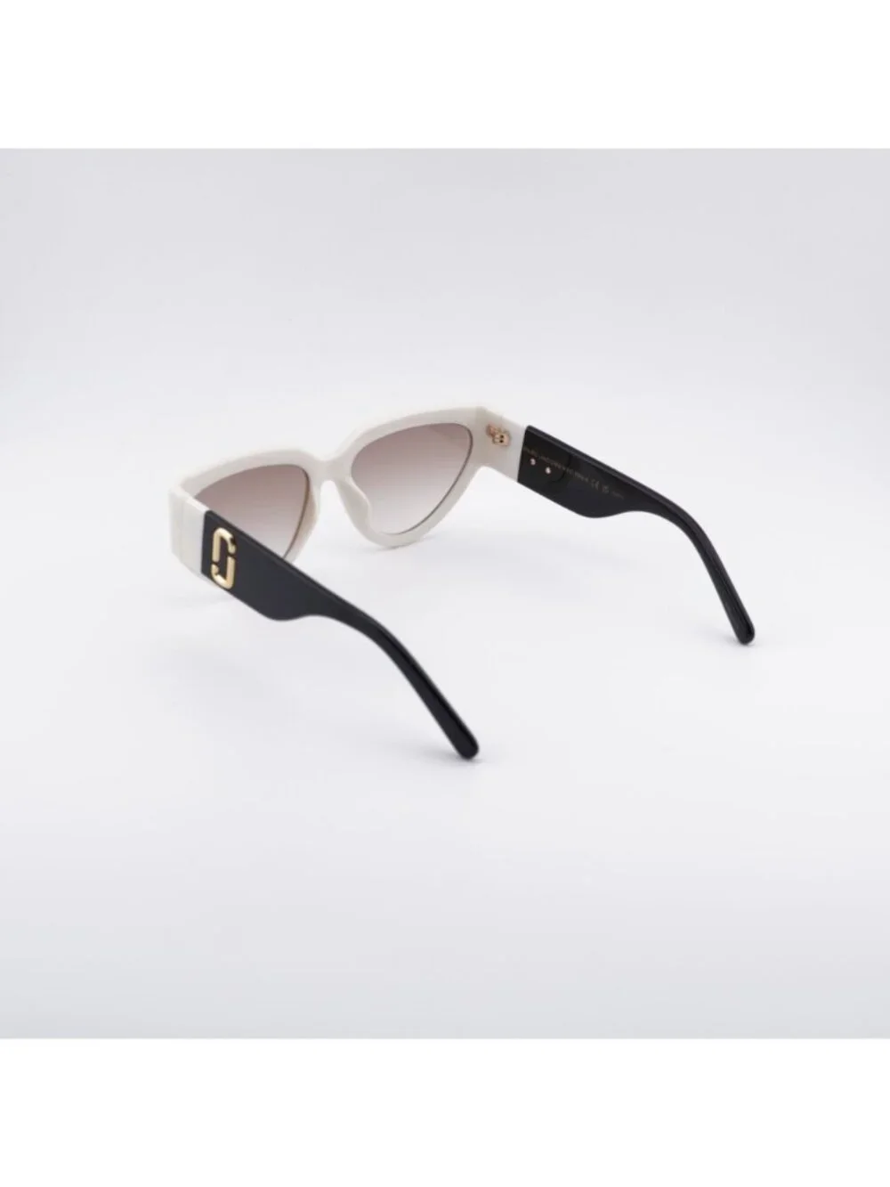 Marc Jacobs MARC 645/S 0CCP HA Sunglasses White Cat Eye Frame, Brown Lenses